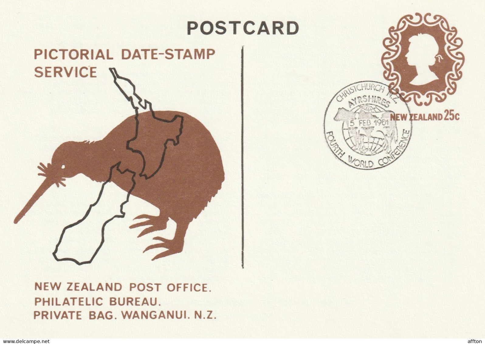 New Zealand Card Cancel - Postal Stationery