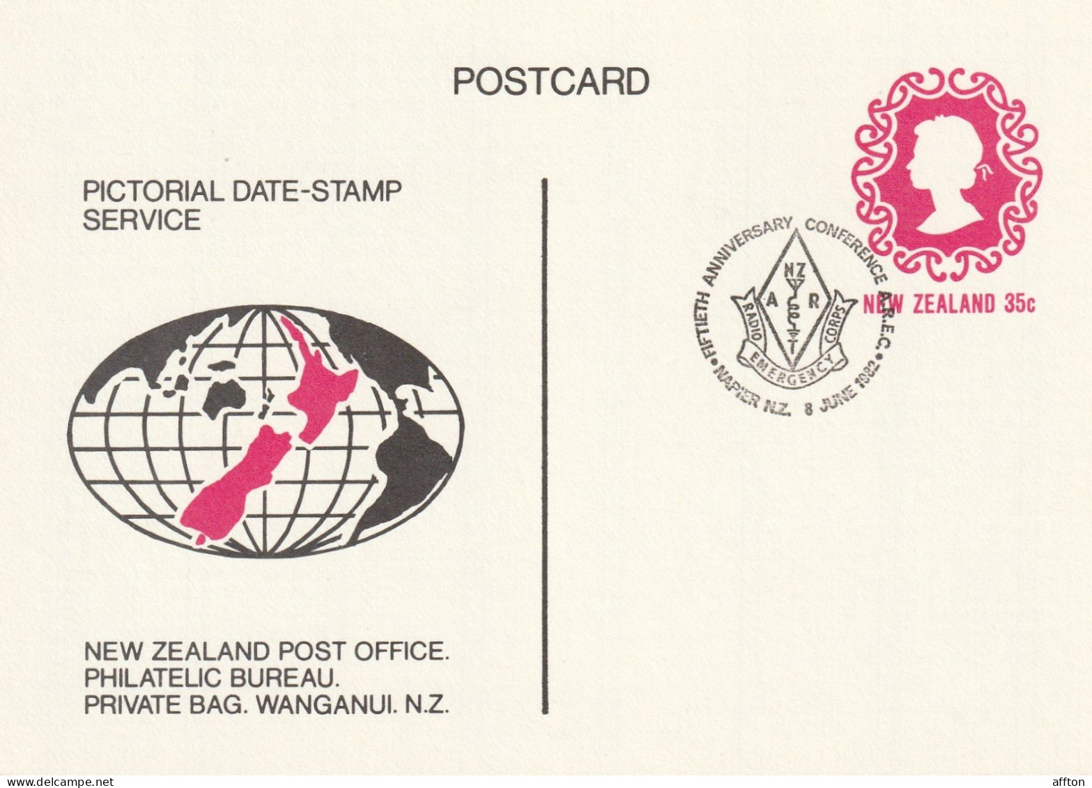 New Zealand Card Cancel - Postal Stationery