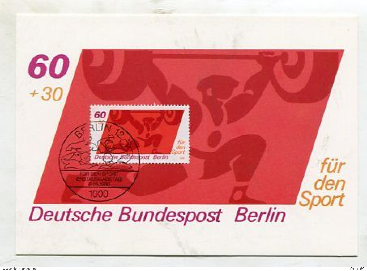 MC 145184 GERMANY / BERLIN WEST - 1980 - Für Den Sport 1980 - Cartes-Maximum (CM)