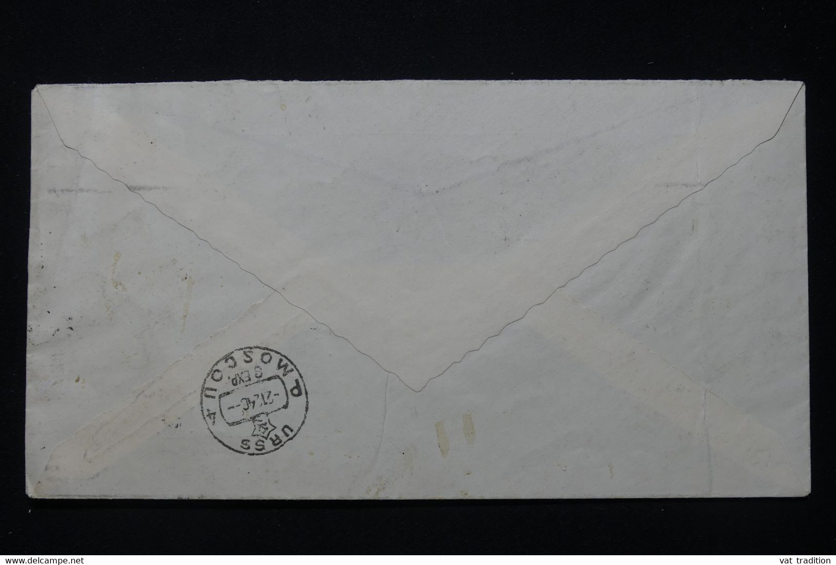 U.R.S.S. - Enveloppe En Recommandé De Moscou Pour La Suède En 1946 Par 1er Vol Moscou / Stockholm - L 91789 - Lettres & Documents