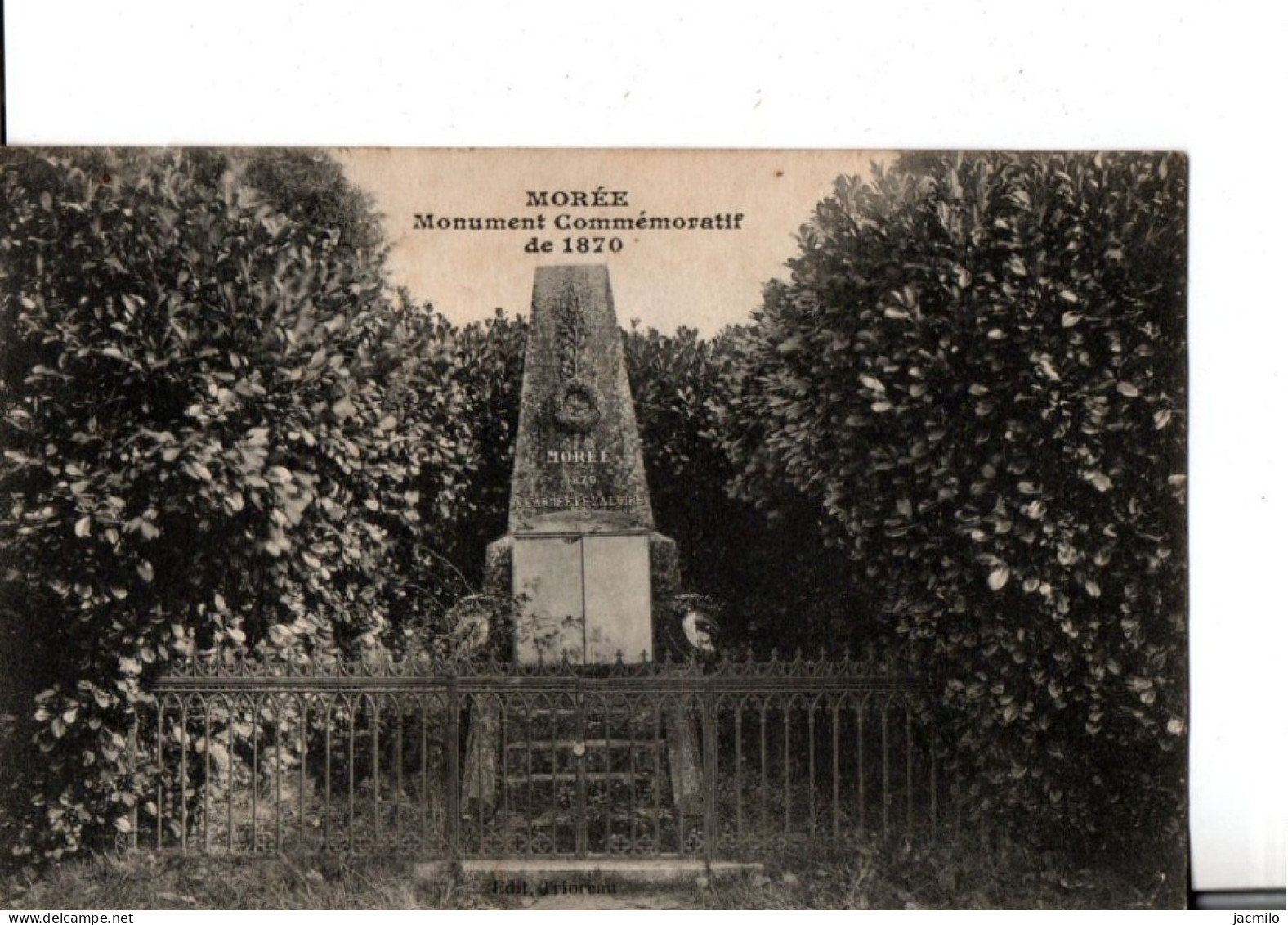 MOREE. - Monument Commémoratif De 1870.   A Circulé En 1920.   TBE.    Voir SCANS Recto-verso - Moree