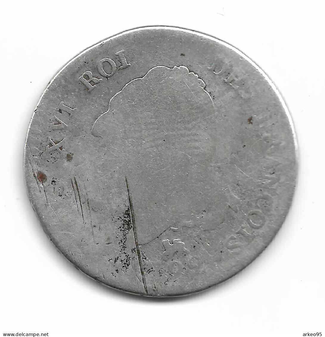 15 Sols De Louis XVI En Argent Période Constitutionnelle - 1791-1792 Constitución 