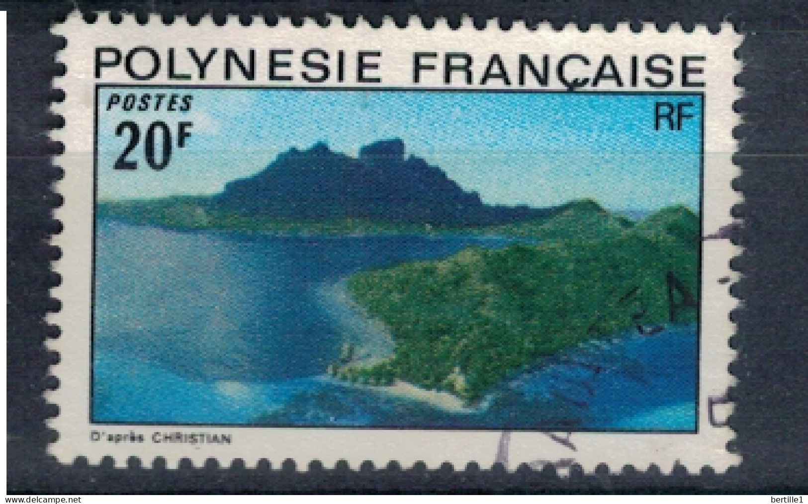 POLYNESIE FRANCAISE             N°  YVERT  102  ( 14 )  OBLITERE    ( OB 11/ 32 ) - Usati