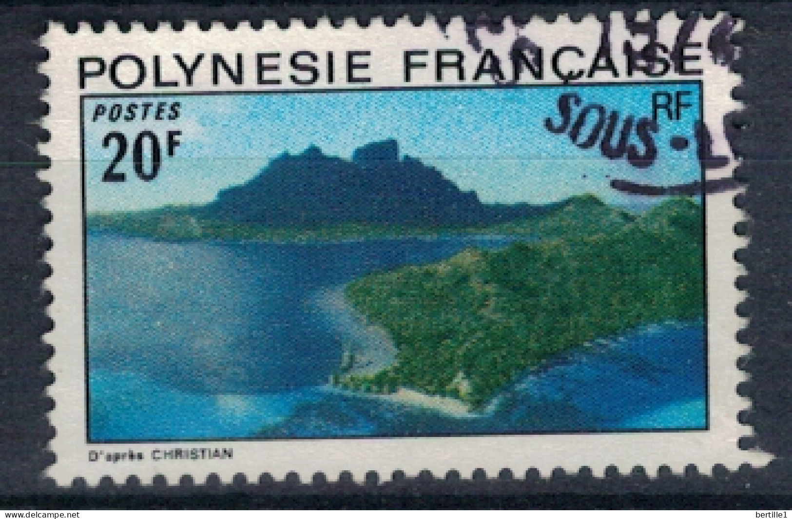 POLYNESIE FRANCAISE             N°  YVERT  102  ( 16 )  OBLITERE    ( OB 11/ 32 ) - Oblitérés