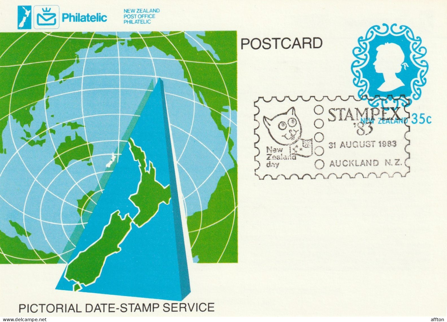 New Zealand Card Cancel - Postal Stationery