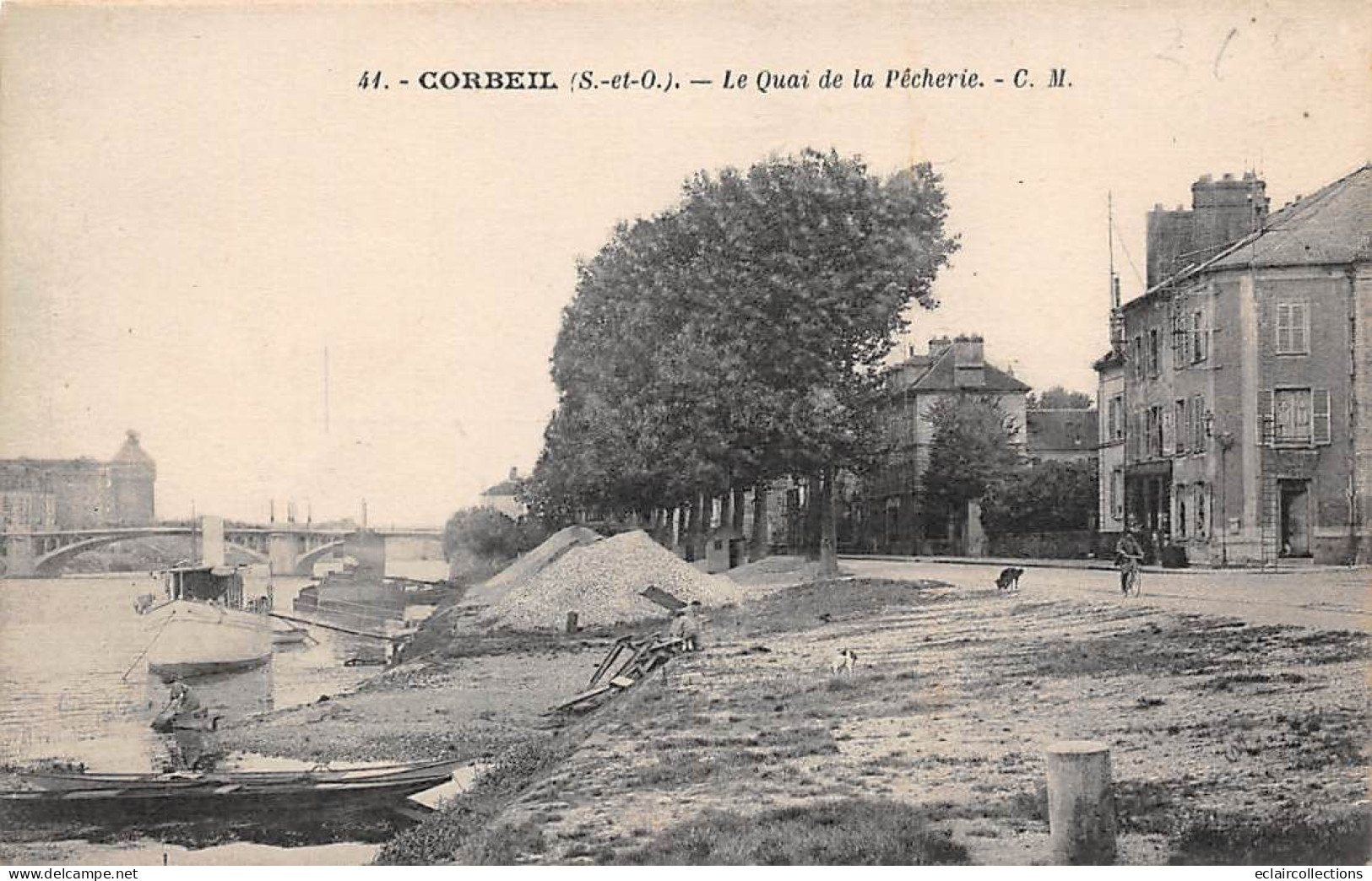 Corbeil Essonnes        91        Quai De La Pêcherie   N° 41        (voir Scan) - Corbeil Essonnes