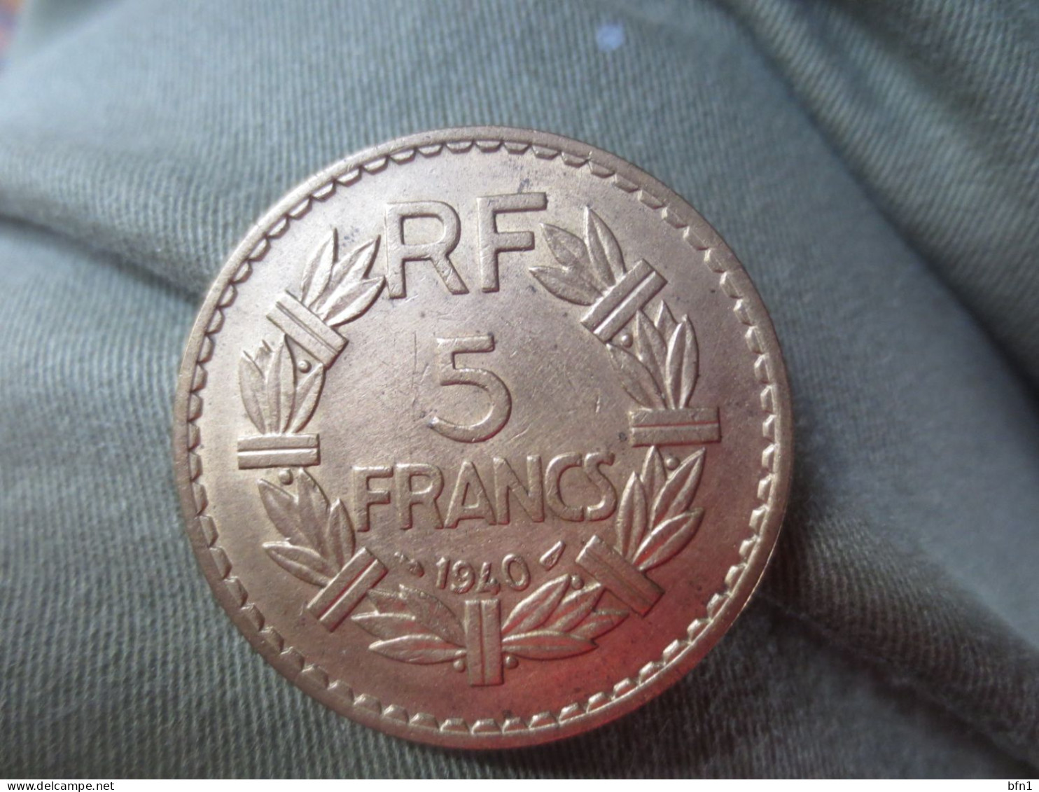 FRANCE 5 FRANCS 1940 SPLENDIDE - 5 Francs