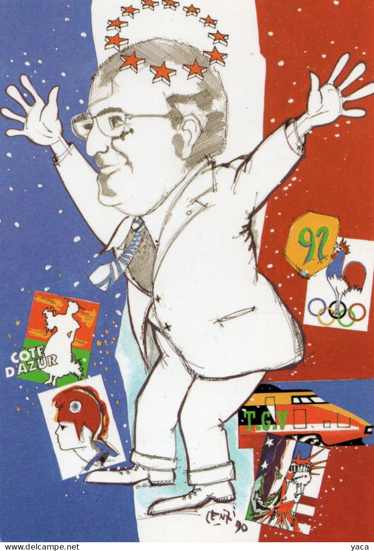 Paul MILLET Les Traverses Levens - Vu Par Illustrateur Lenzi  - TGV  - Mariane - Jeux Olympiques 1992 - Lenzi