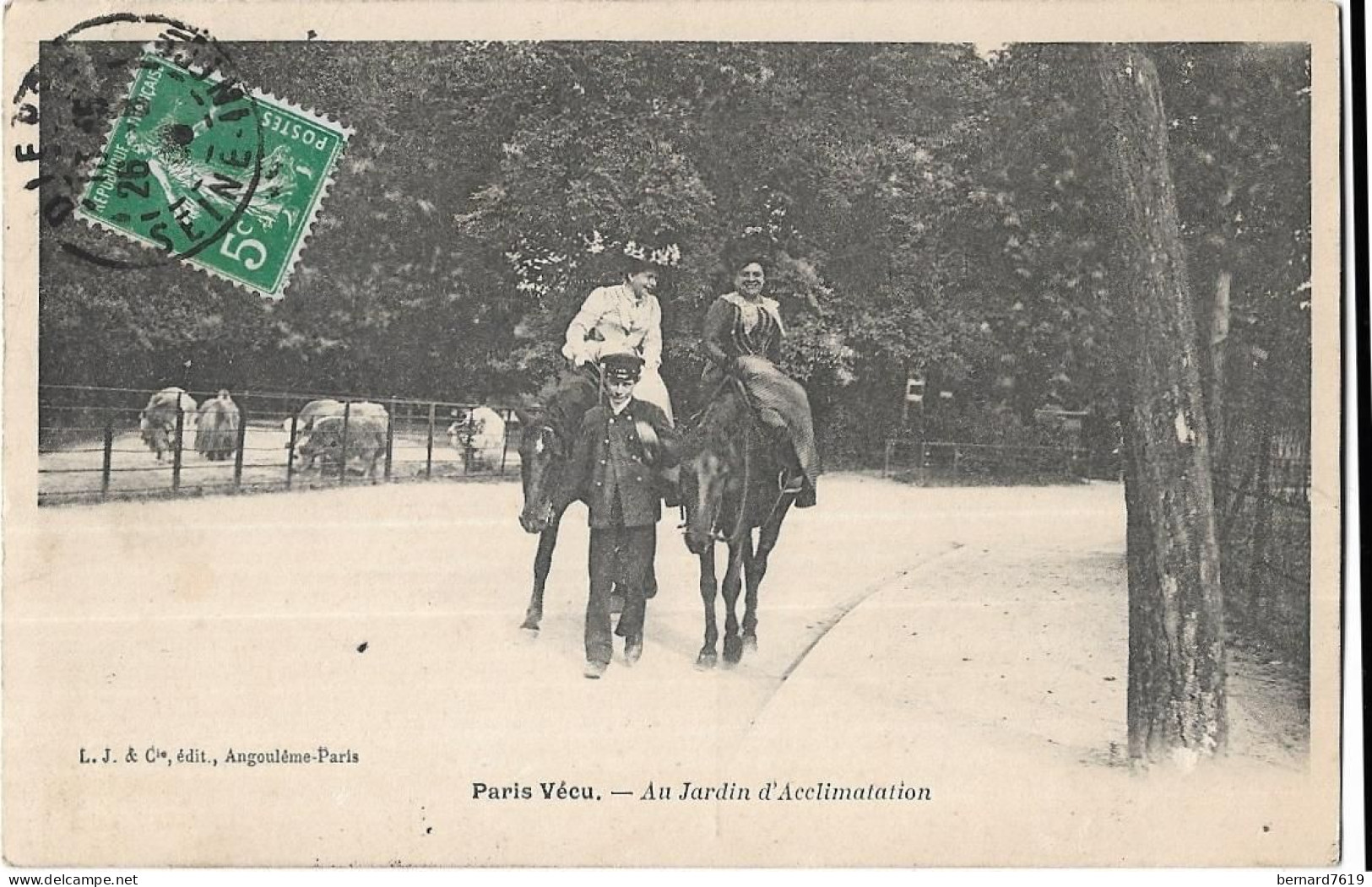 75  Paris -  Vecu -  Au Jardin D'acclimatation - Petits Métiers à Paris