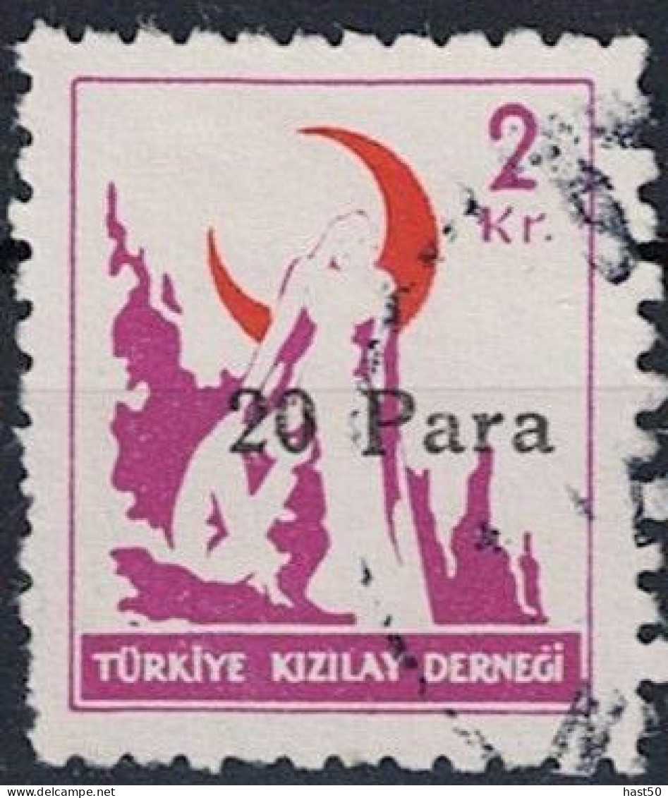 Türkei Turkey Turquie - Roter Halbmond (MiNr: ZZM (C) 166) 1952 - Gest. Used Obl - Wohlfahrtsmarken