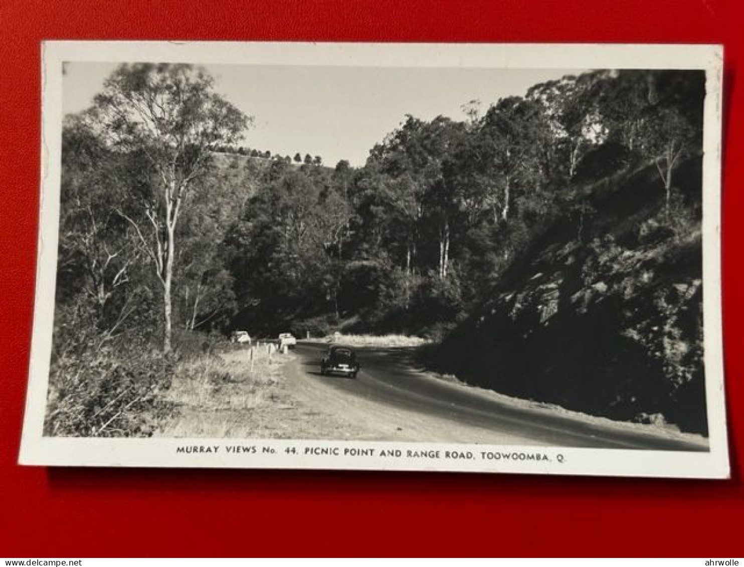 AK Australien Australia Murray Views Picnic Point And Range Road Toowoomba Old Postcard - Towoomba / Darling Downs