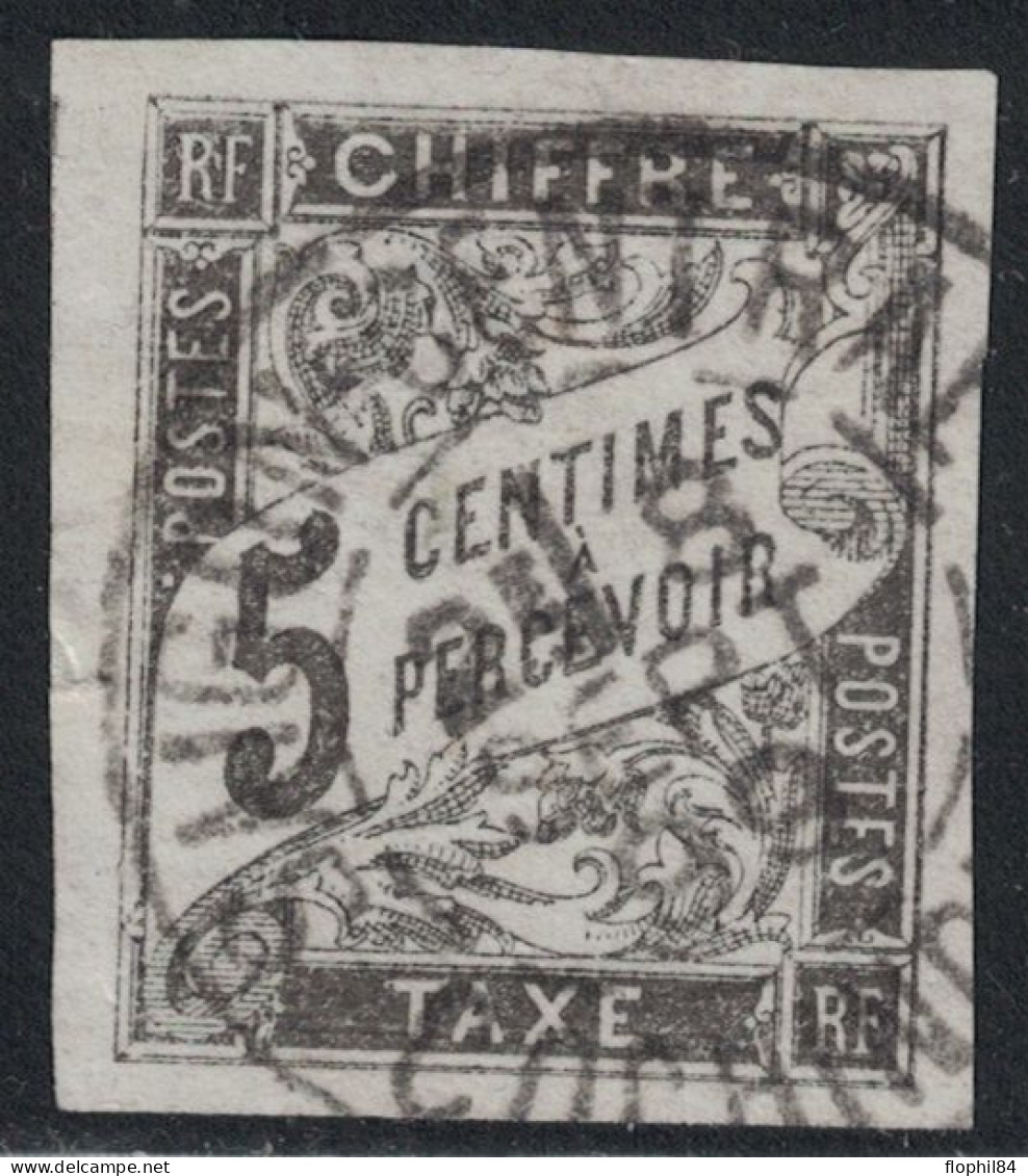 COLONIES GENERALES - TAXE - N°5 - CACHET SAIGON CENTRAL - COCHINCHINE. - Postage Due