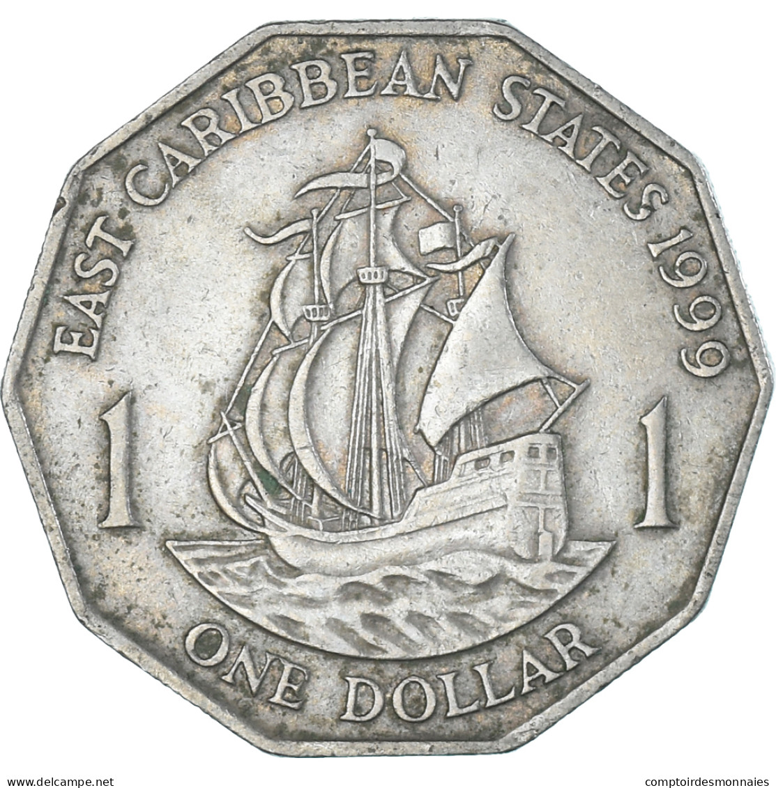 Monnaie, Etats Des Caraibes Orientales, Dollar, 1999 - Caraibi Orientali (Stati Dei)