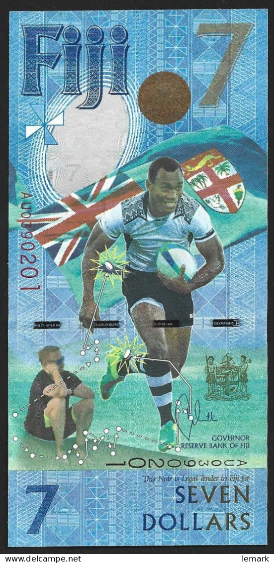 Fiji 7 Dollar 2018 P120 UNC - Fiji