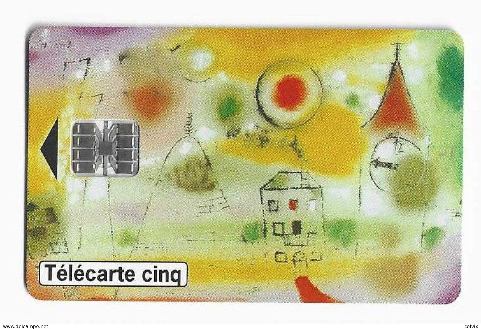 FRANCE TELECARTE 5 UNITES  GN290  SCHLUMBERGER TABLEAU De PAUL KLEE NEUVE MINT Date 12/1996 - 5 Einheiten