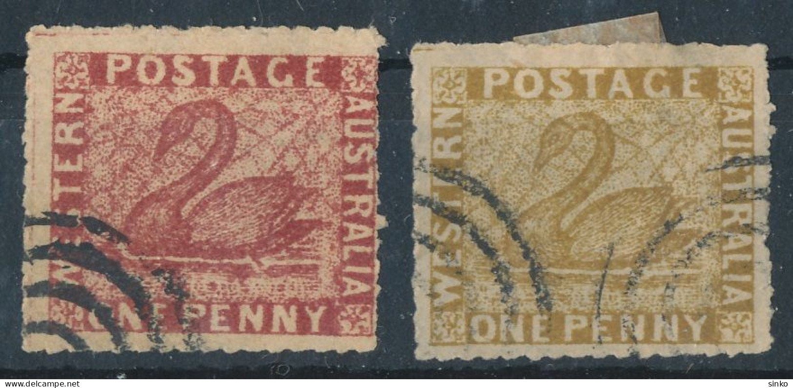 1864/65. Western Australia - Used Stamps