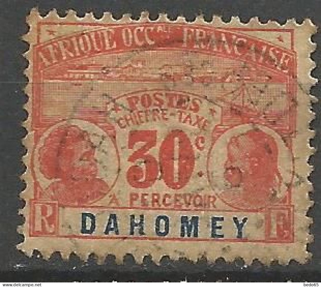 DAHOMEY TAXE  N° 5 OBL  / Used - Sonstige & Ohne Zuordnung