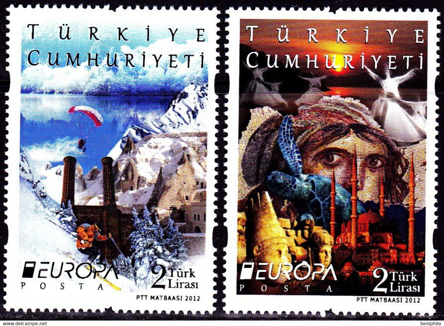 Europa Cept - 2012 - Turkey, Türkei - (Visit) ** MNH - 2012