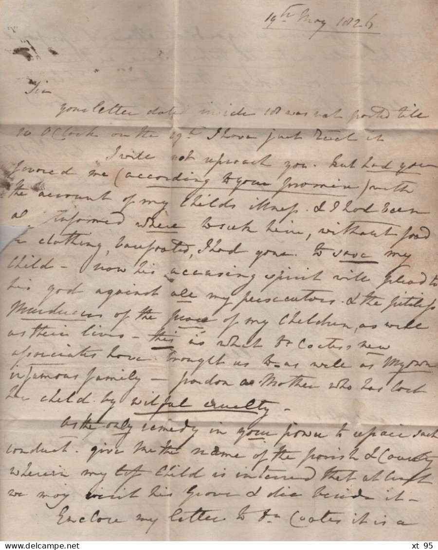 Grande Bretagne - Lot De 2 Lettres - Voir Scan - 1826 - ...-1840 Voorlopers