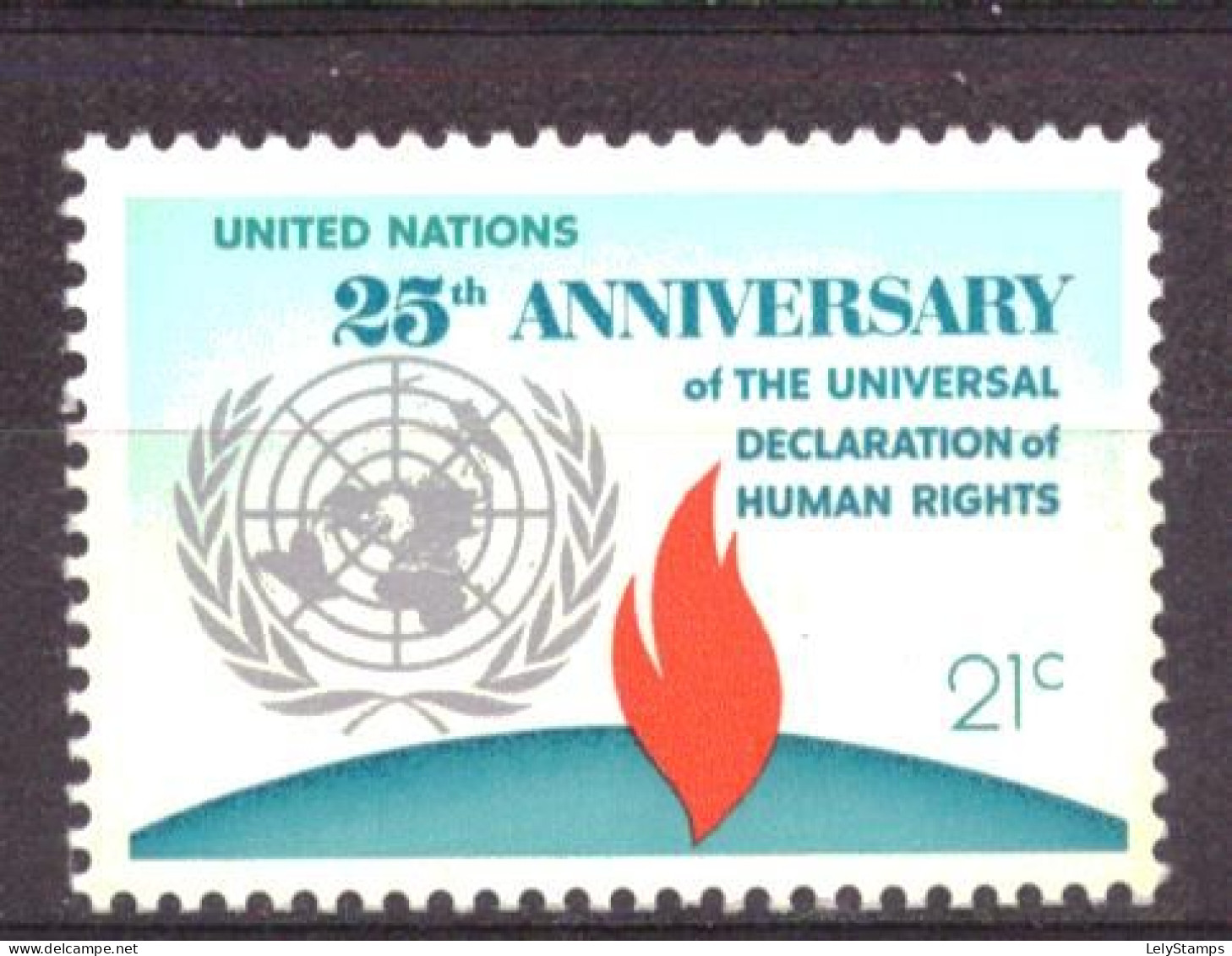 United Nations New York 263 MNH ** Human Rights (1973) - Ungebraucht