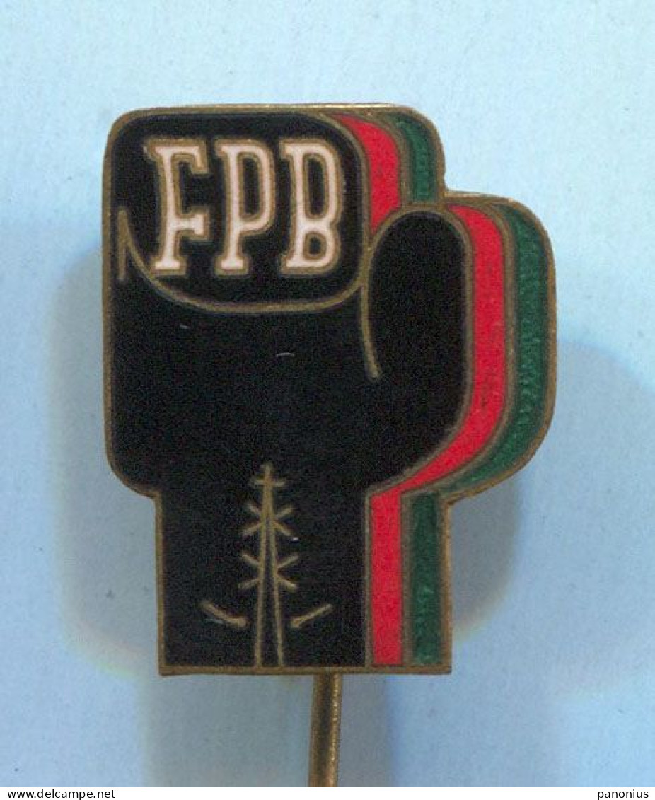 Boxing Box Boxen Pugilato - Portugal  Federation Association, Enamel  Vintage Pin  Badge  Abzeichen - Boxing