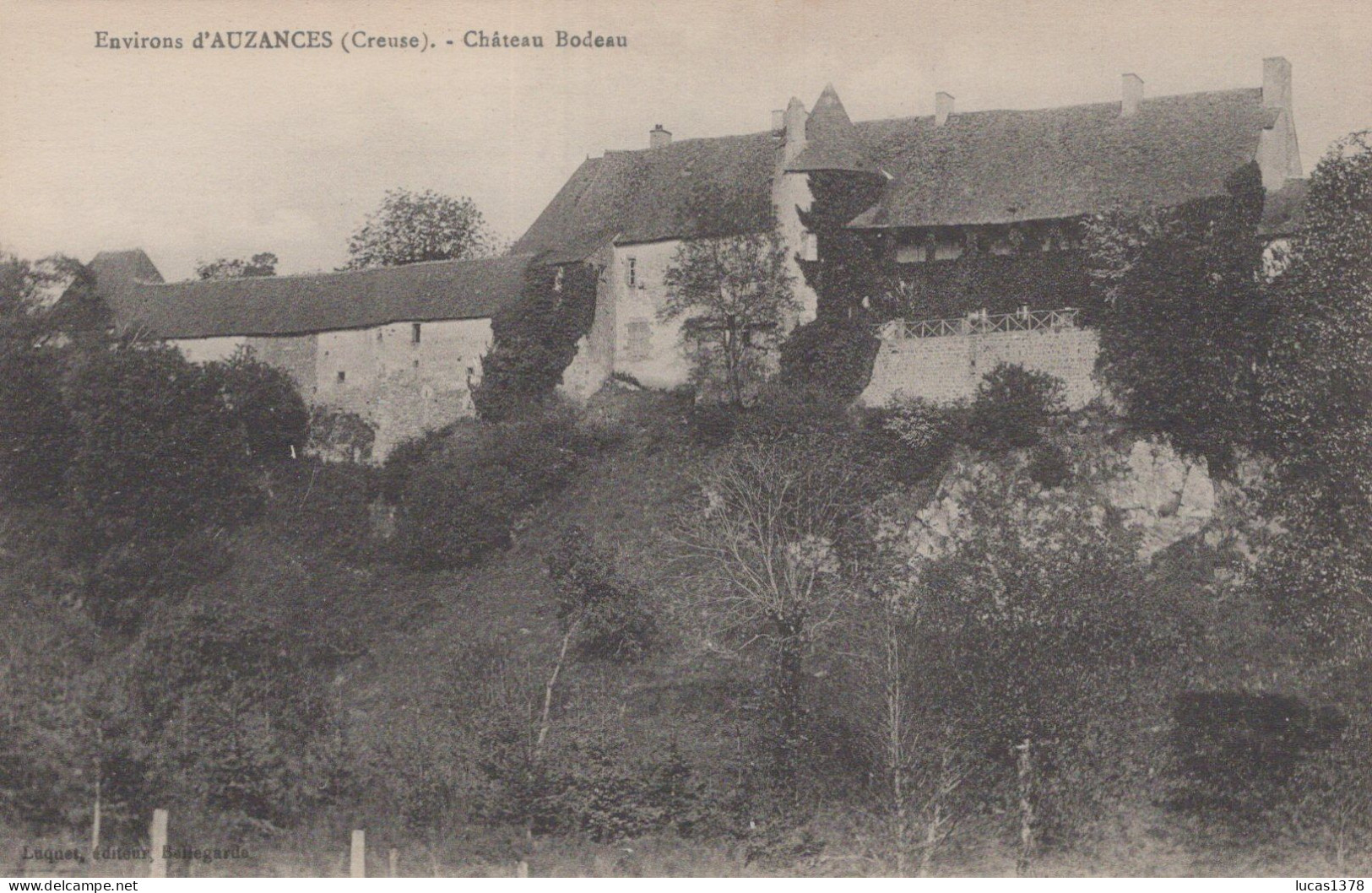 23 / ENVIRONS D AUZANCES  / CHATEAU BODEAU / - Auzances