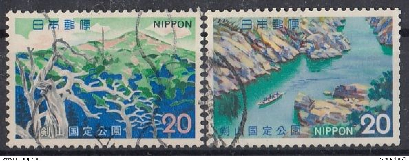 JAPAN 1170-1171,used - Mountains