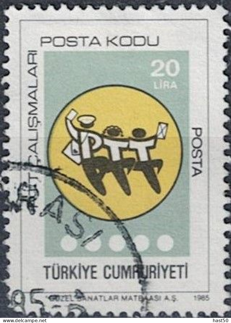 Türkei Turkey Turquie - Einführung Der Postleitzahlen (MiNr: 2722) 1985 - Gest. Used Obl - Gebraucht