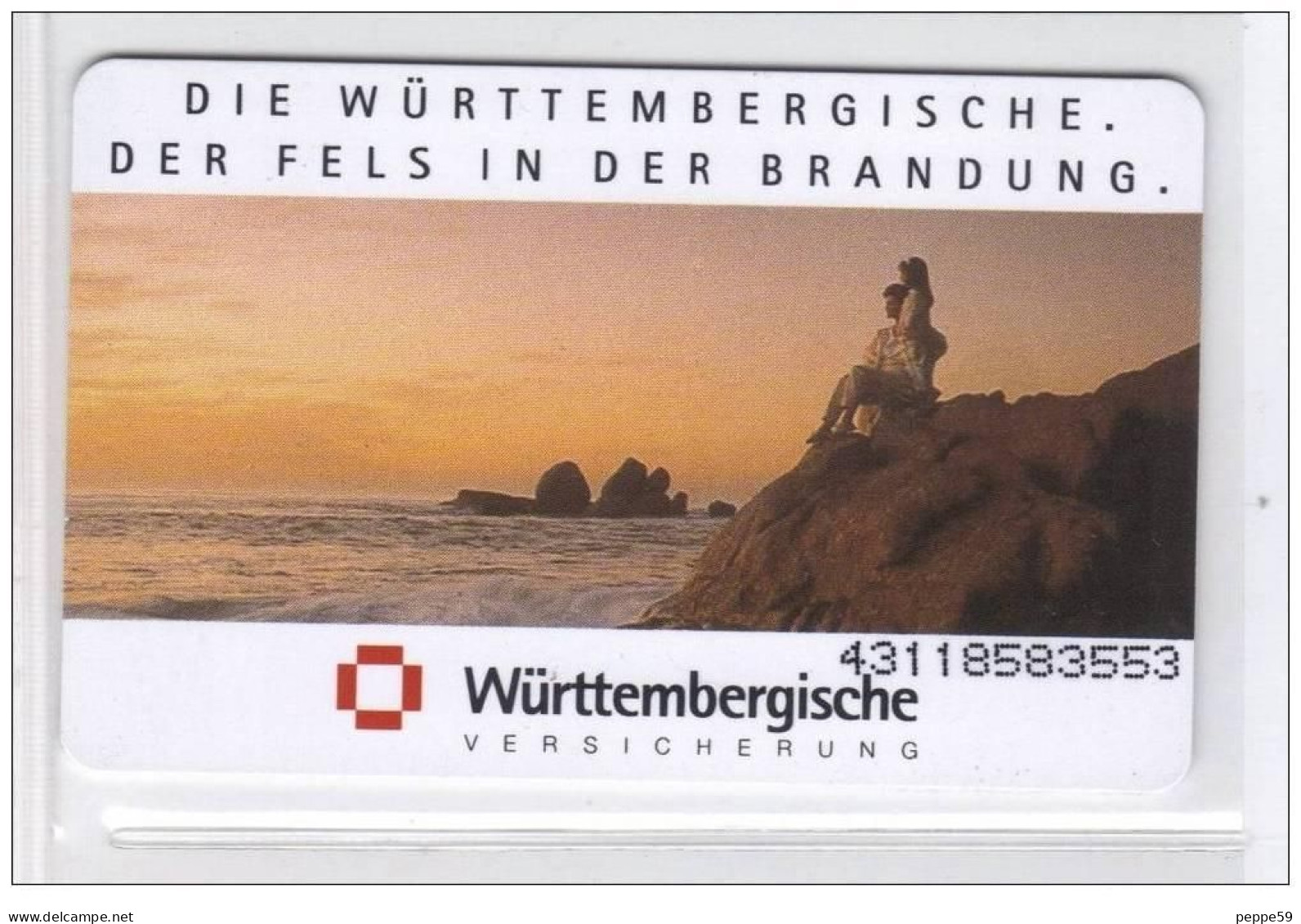 Carta Telefonica Germania - Wurttembergische - A + AD-Series : Publicitaires - D. Telekom AG