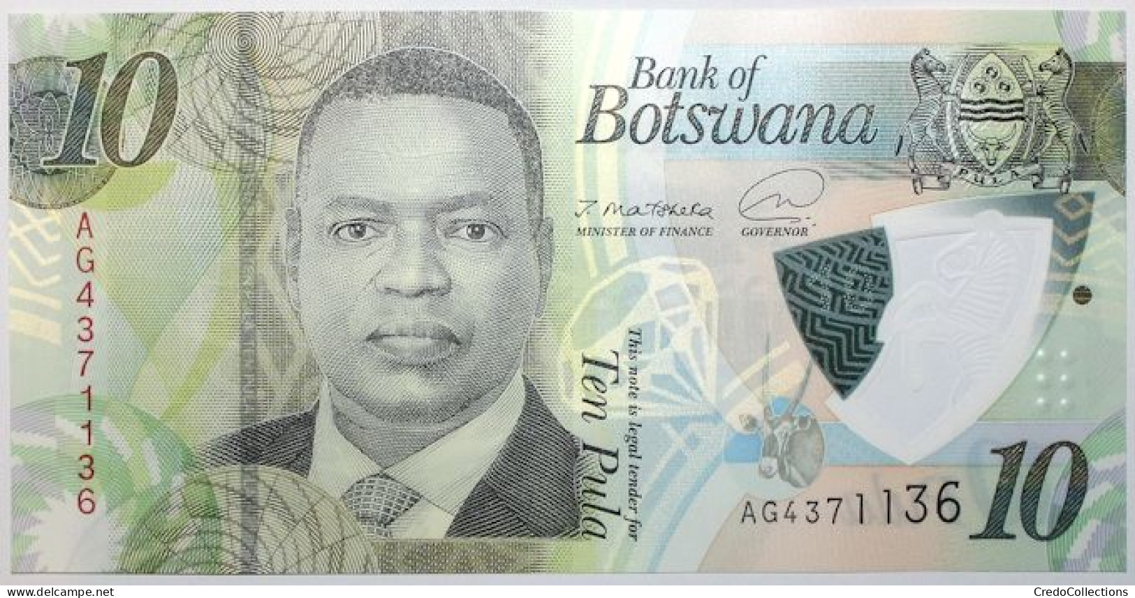 Botswana - 10 Pula - 2020 - PICK 36b - NEUF - Botswana