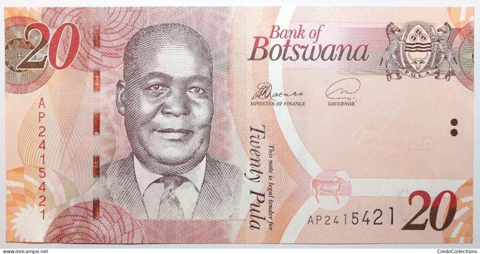 Botswana - 20 Pula - 2019 - PICK 31g - NEUF - Botswana