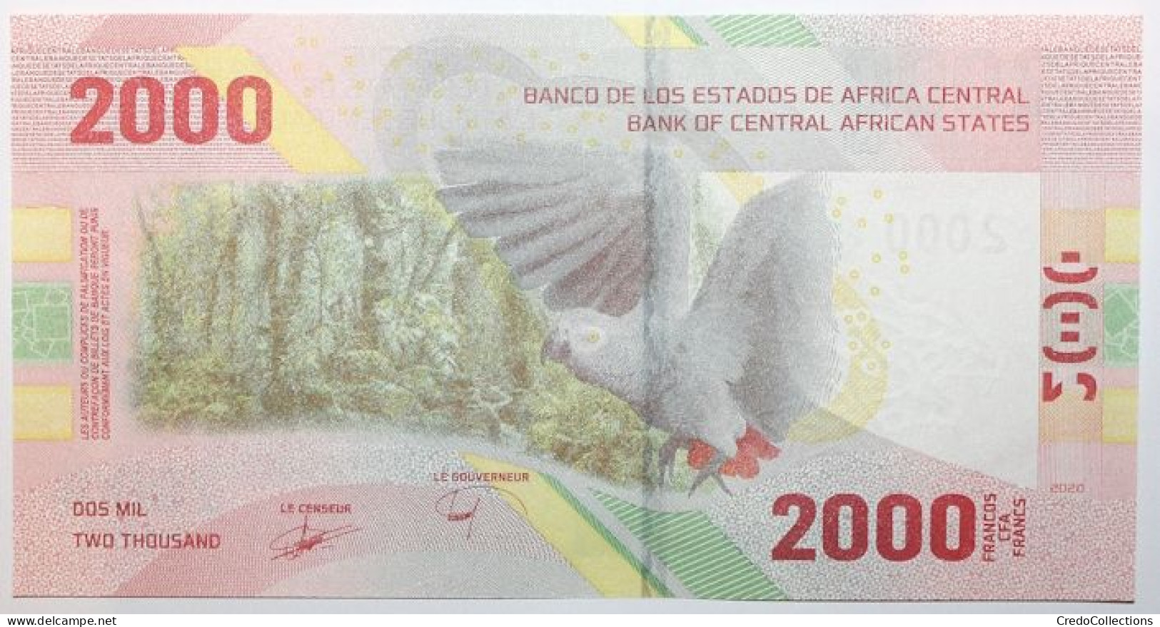 États D'Afrique Centrale - 2000 Francs - 2020 - PICK 702 - NEUF - Centraal-Afrikaanse Staten