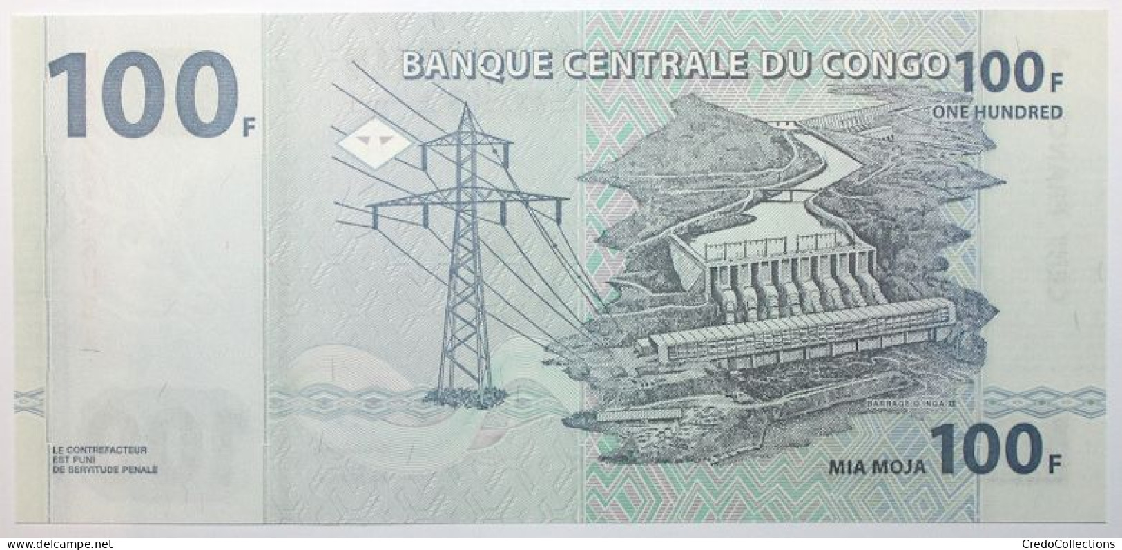 Congo (RD) - 100 Francs - 2000 - PICK 92A - NEUF - República Democrática Del Congo & Zaire