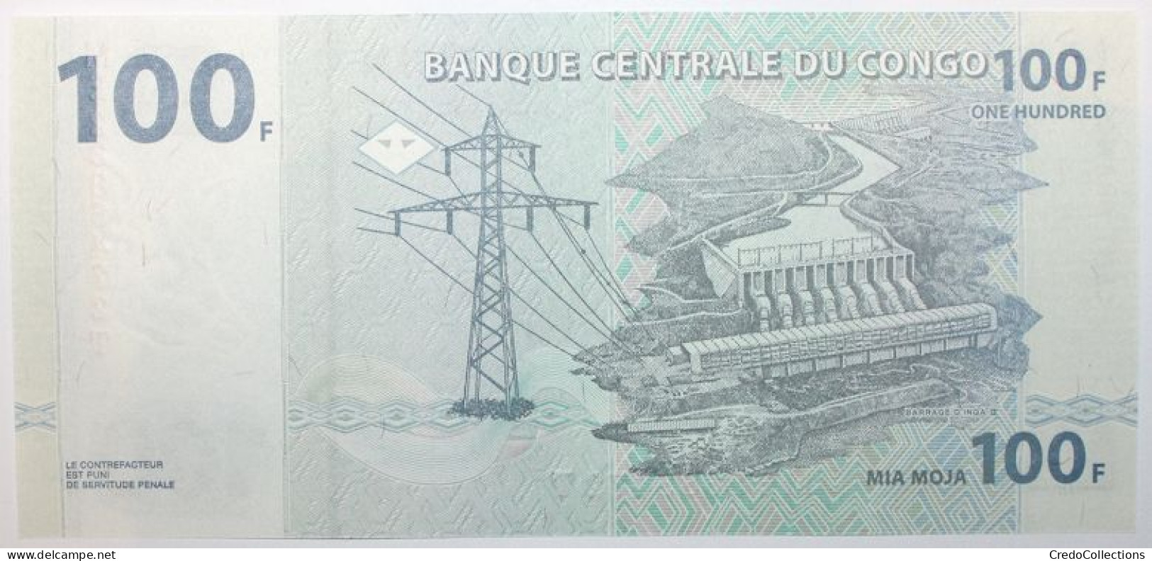 Congo (RD) - 100 Francs - 2022 - PICK 98c - NEUF - Democratic Republic Of The Congo & Zaire
