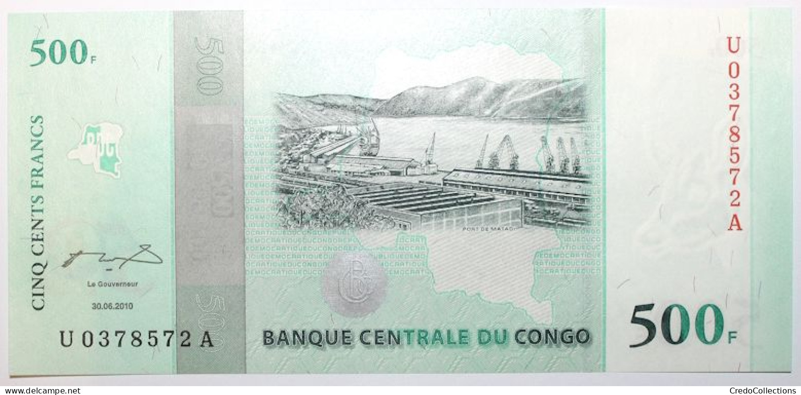 Congo (RD) - 500 Francs - 2010 - PICK 100a - NEUF - République Démocratique Du Congo & Zaïre