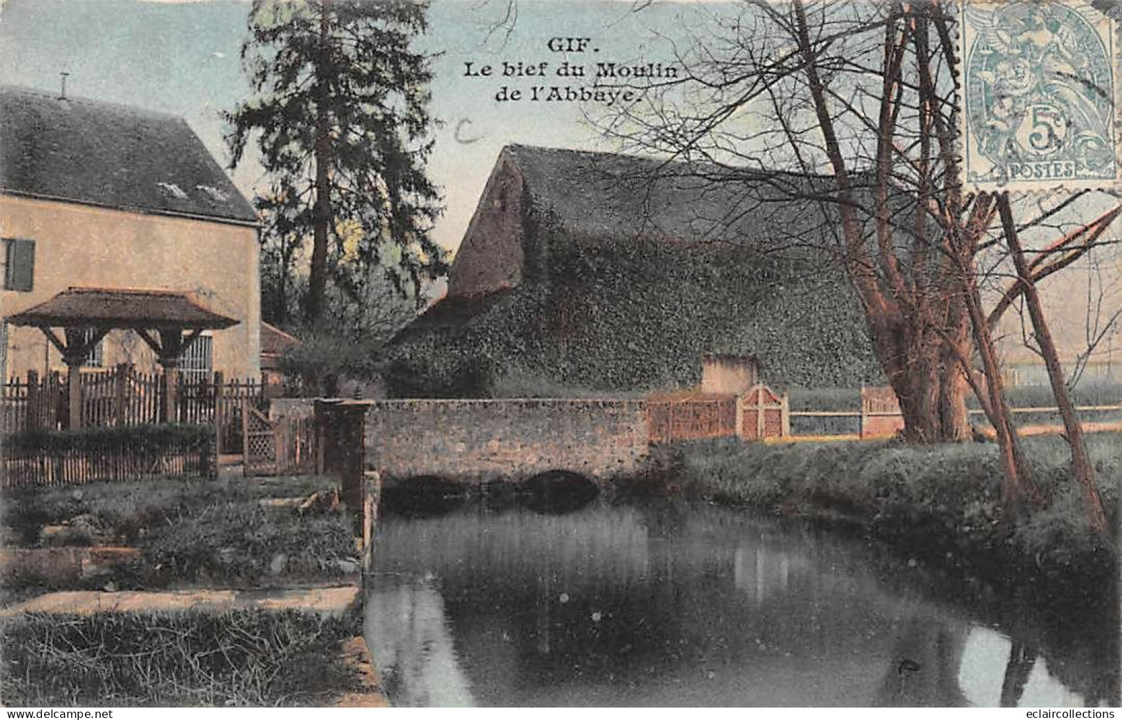 Gif Sur Yvette             91        Le Bief Du Moulin De L'Abbaye        (voir Scan) - Gif Sur Yvette