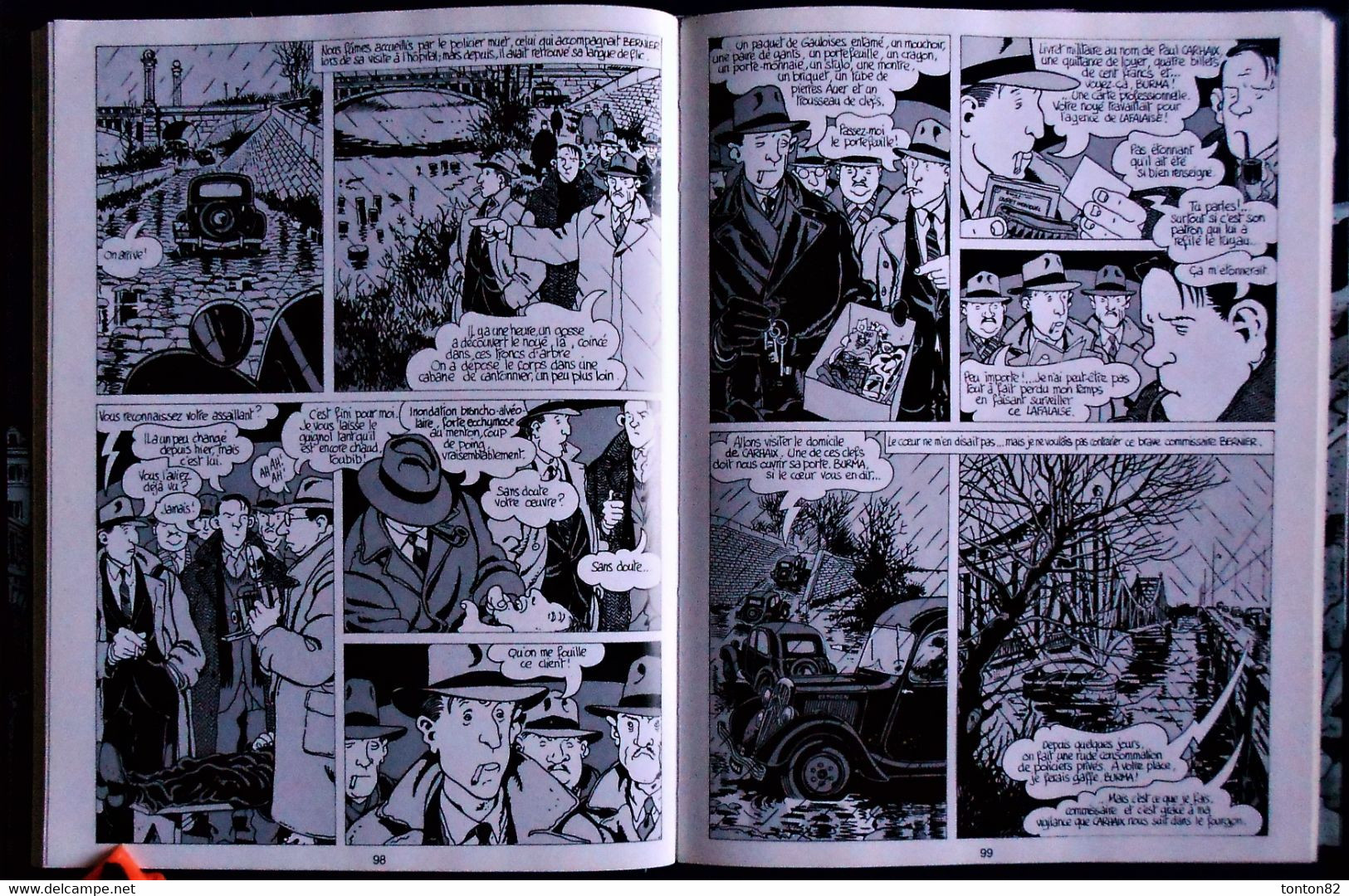 LÉO MALET / TARDI - 120 Rue de la Gare - Casterman - ( E.O. 1988 ) .