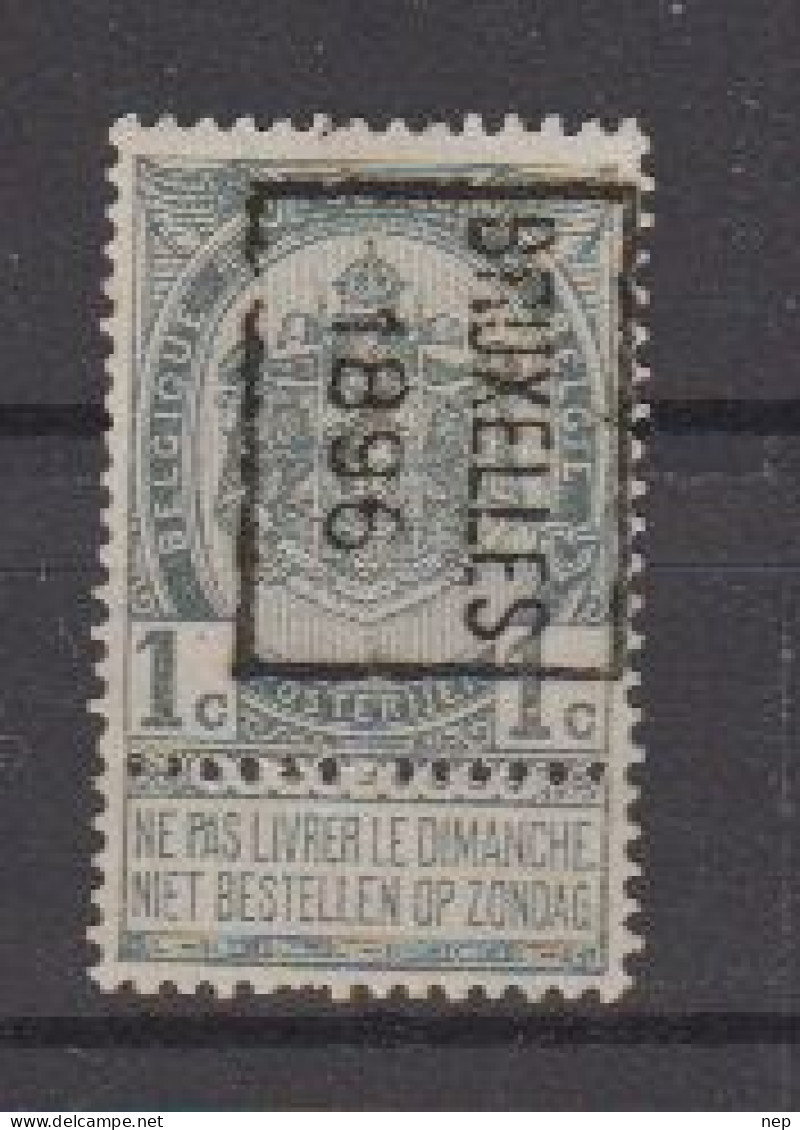 BELGIË - OBP - 1896 - Nr 53 (n° 48 B - BRUXELLES 1896) - (*) - Rollenmarken 1894-99