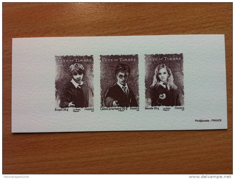 FRANCE 2007 - GRAVURE GRAVURES HARRY POTTER 4024 4025 4026 HARRY , RON , HERMIONE CARNET - Documents Of Postal Services