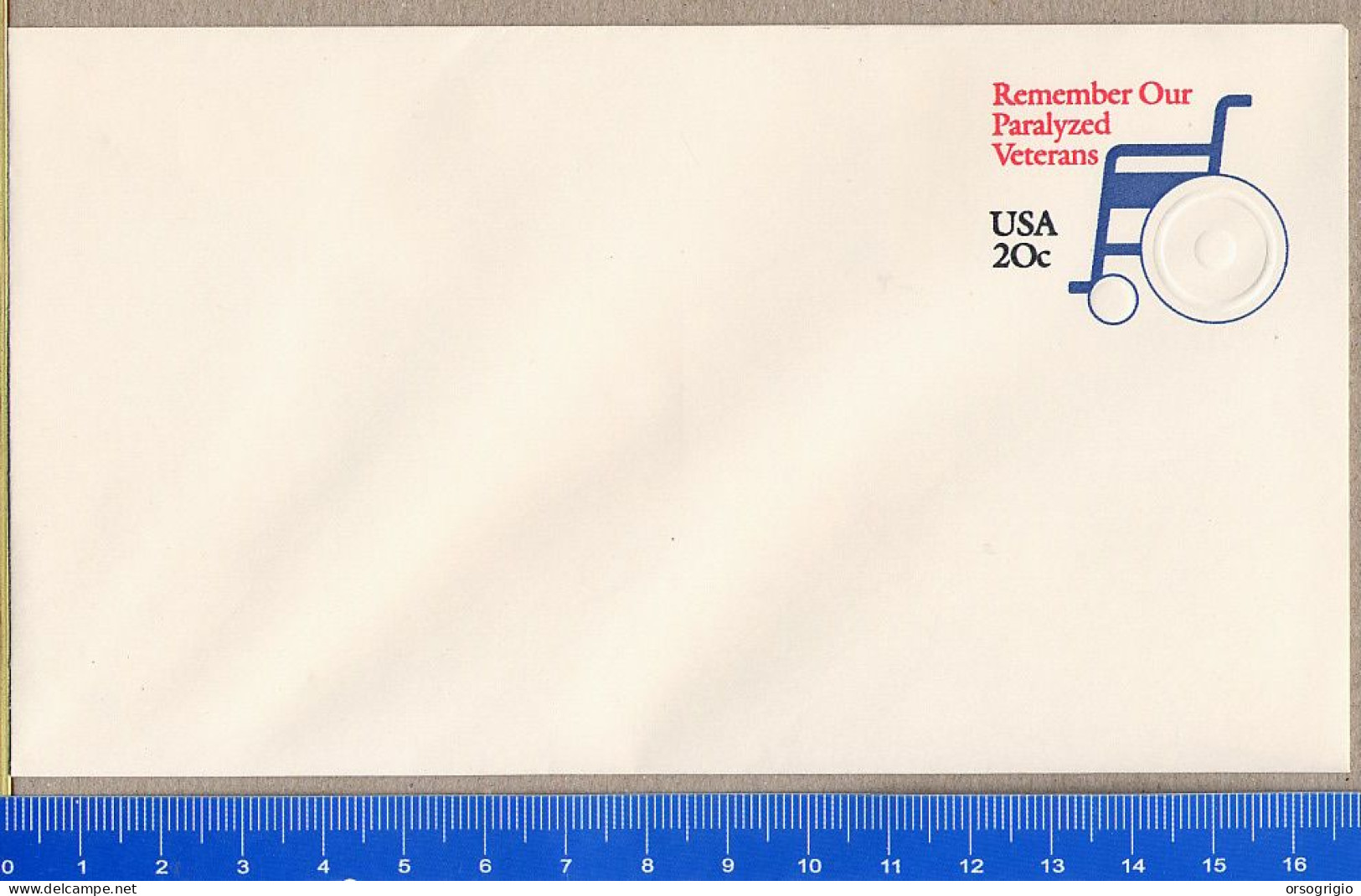 USA - Intero Postale - REMEMBER OUR PARALYZED VETERANS - 1981-00