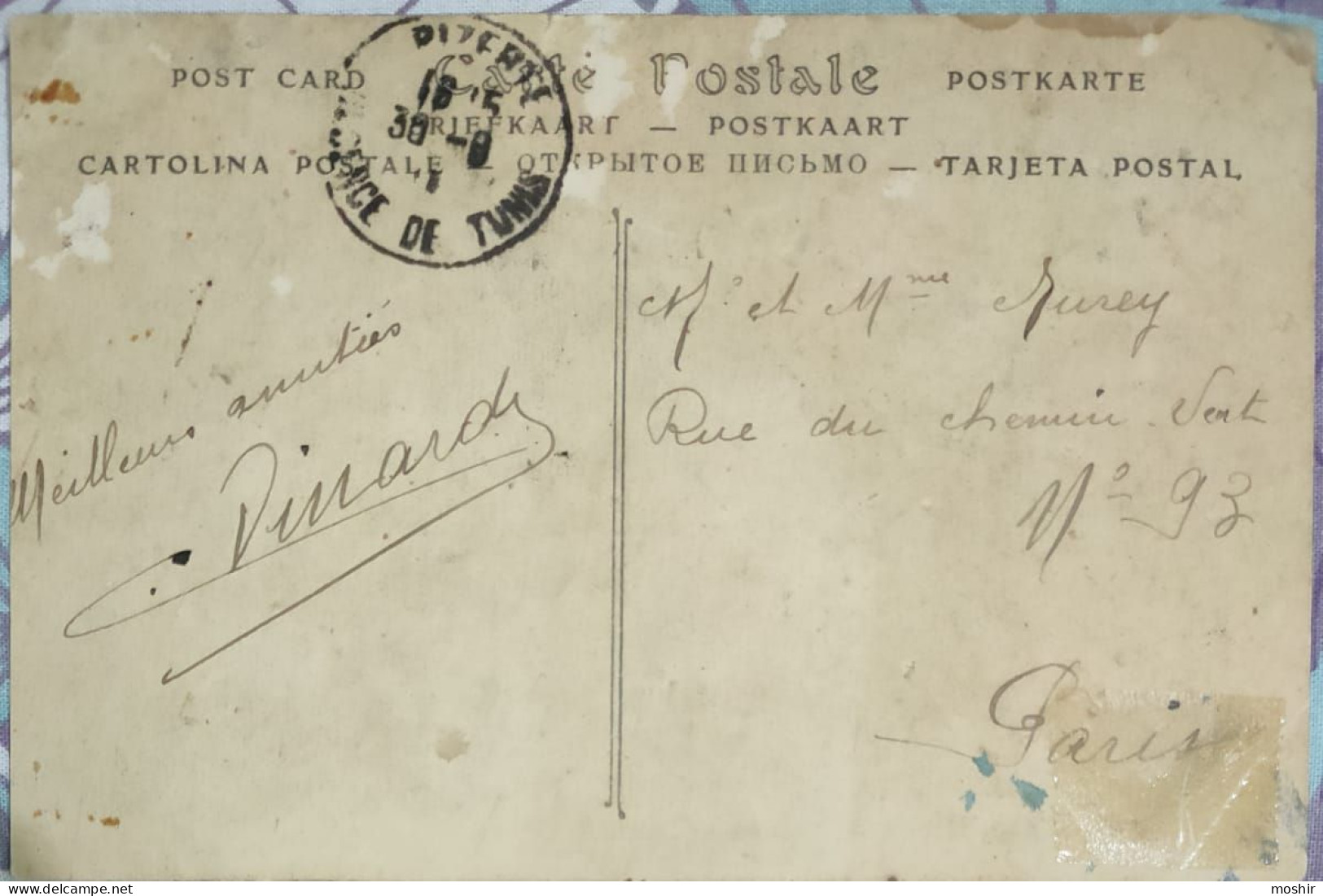 PICTURE POST CARD 1908 - NUDE - FRANCE - NUDES - Otros & Sin Clasificación