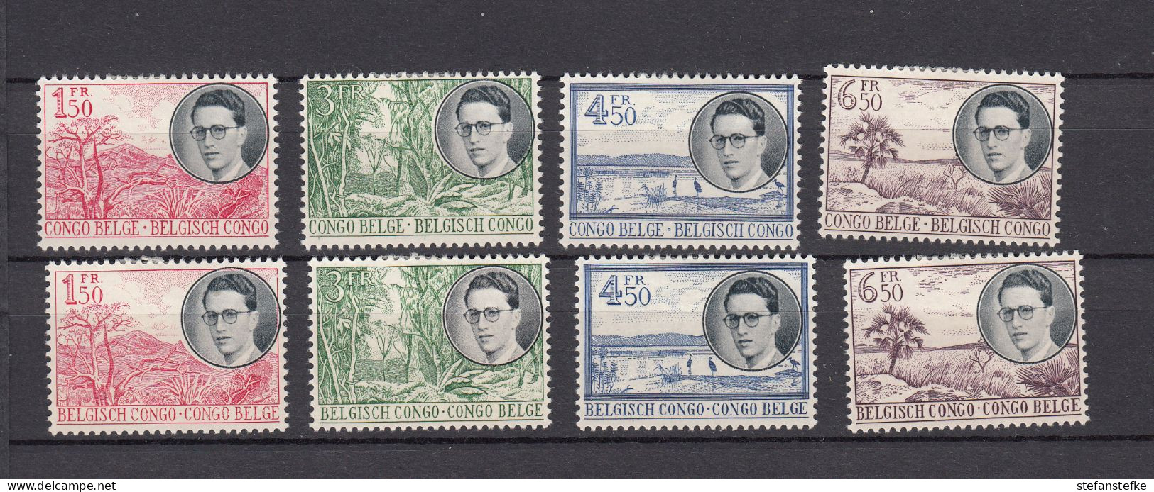 Congo Belge : Ocb Nr: 329 - 336 * MH  (zie Scan) - Unused Stamps