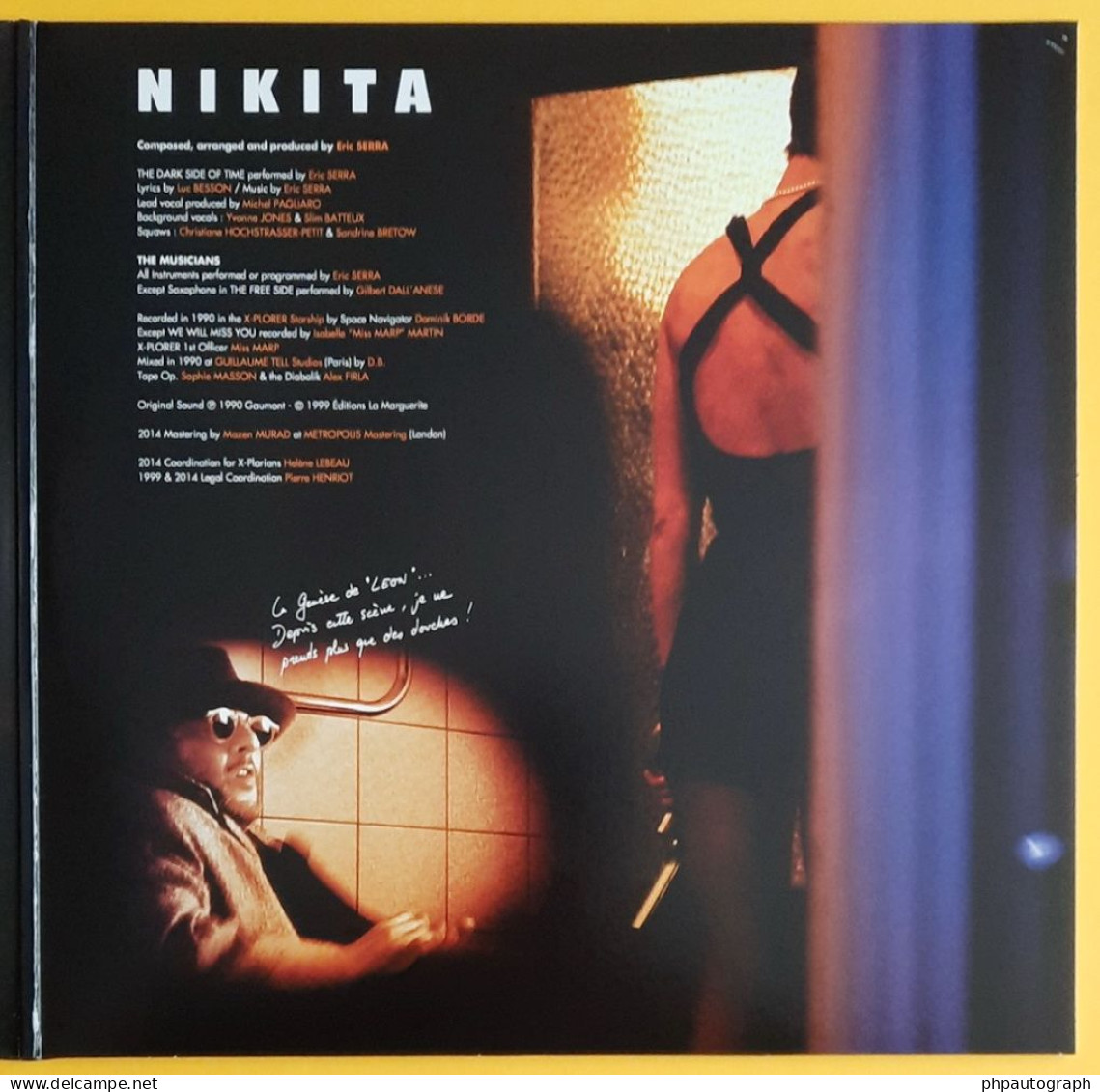 Eric Serra - Nikita - Bande Originale - 2020 - Rare Double Album Vinyle Signé - Chanteurs & Musiciens