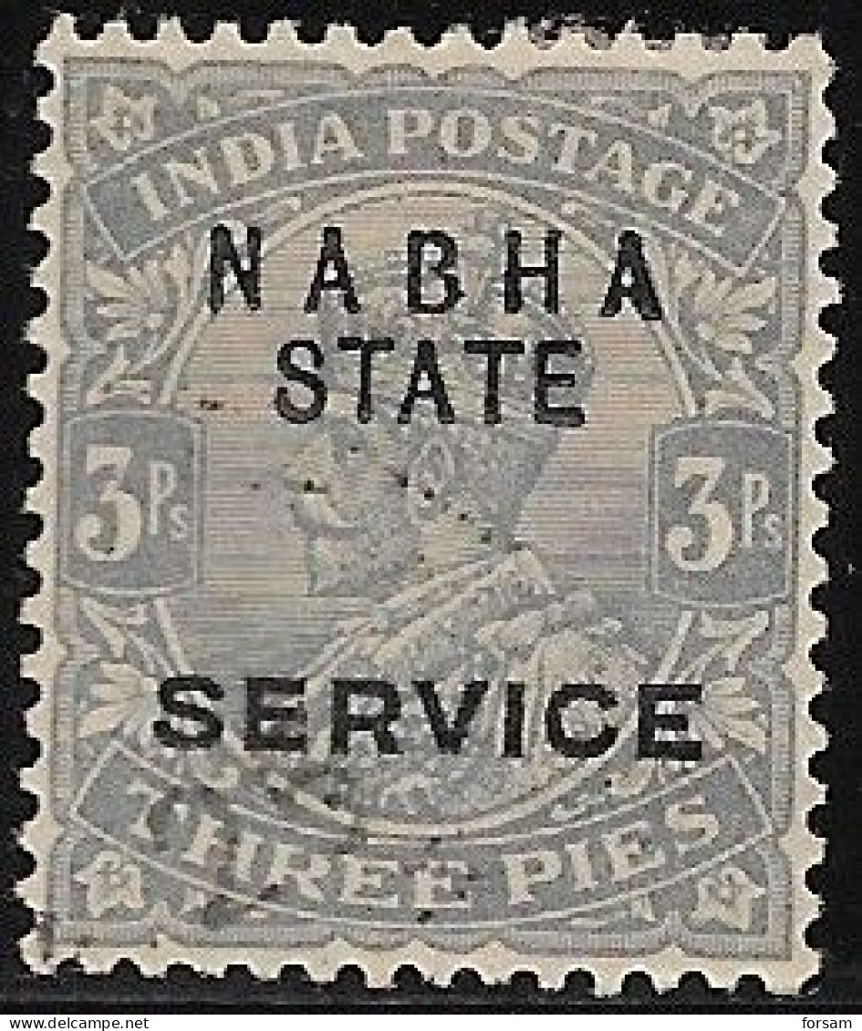 INDIA (NABHA)..1913..Michel # 27...used. - Nabha