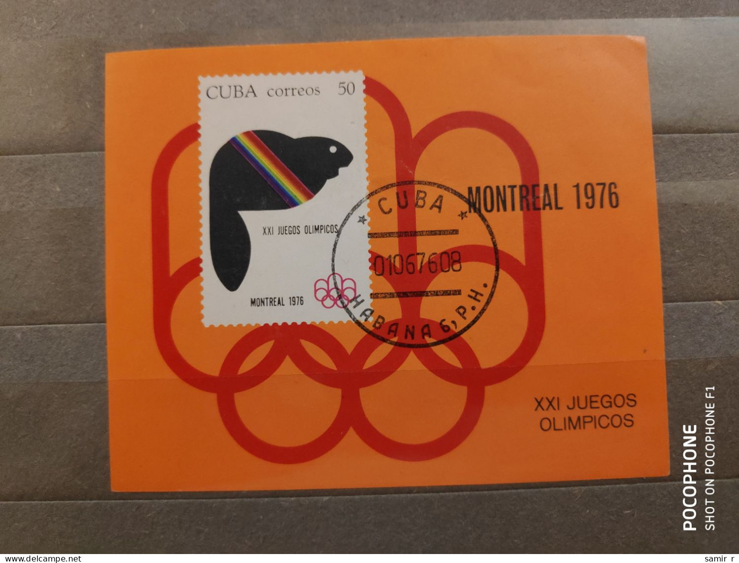 1976 Cuba Olympic Games  (F17) - Gebraucht