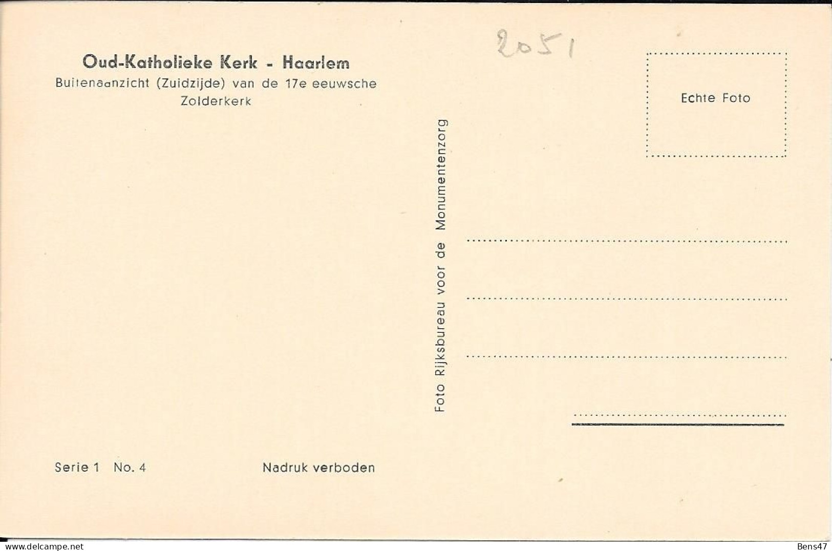 Haarlem Buitenaanzicht Zuidzijde Zolderkerk - Haarlem