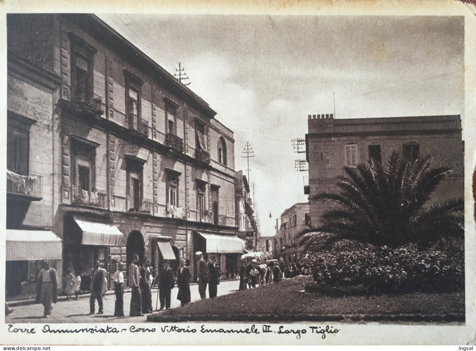 TORRE ANNUNZIATA…….Corso V. Emanuele III, Largo Tiglio…........ed.Sorrento - Torre Annunziata