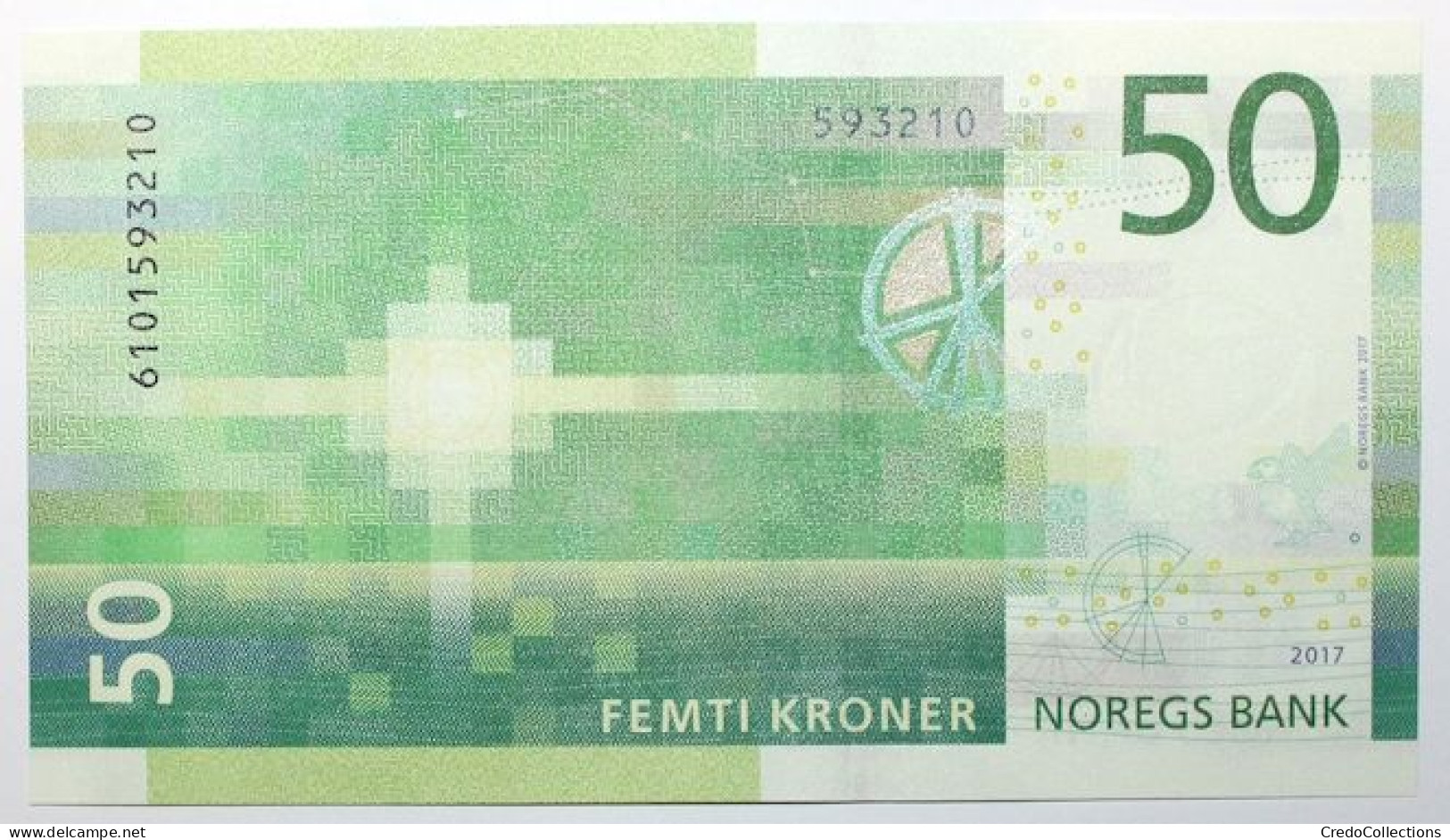 Norvège - 50 Kroner - 2017 - PICK 53a - NEUF - Norway