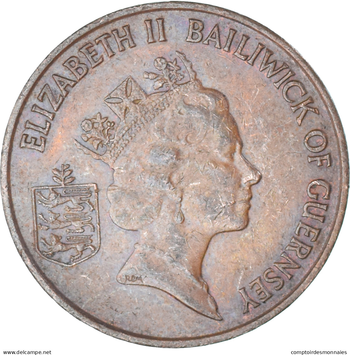 Monnaie, Guernesey, 2 Pence, 1989 - Guernesey