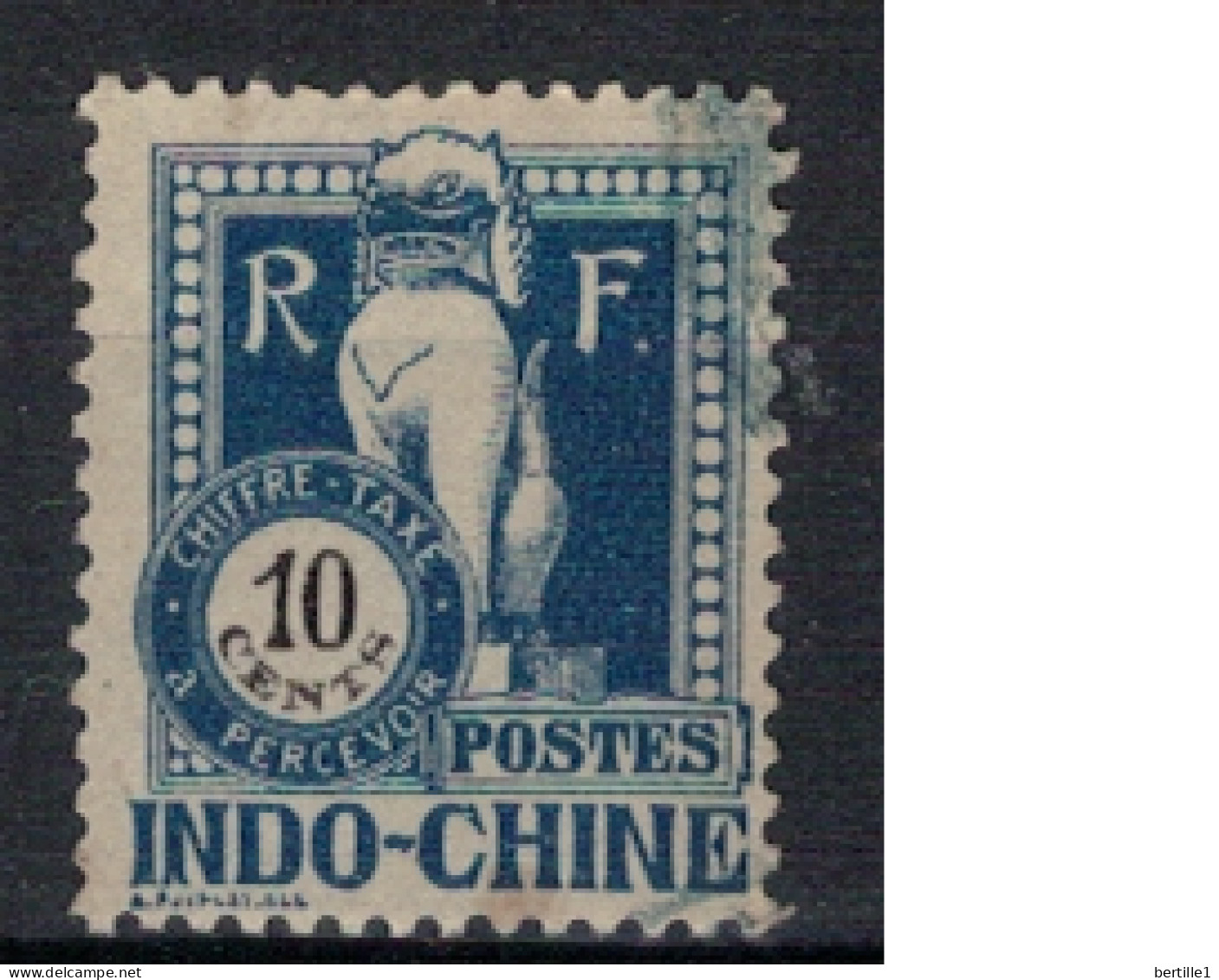 INDOCHINE           N°  YVERT  TAXE 39   OBLITERE    ( OB 11/ 36 ) - Postage Due